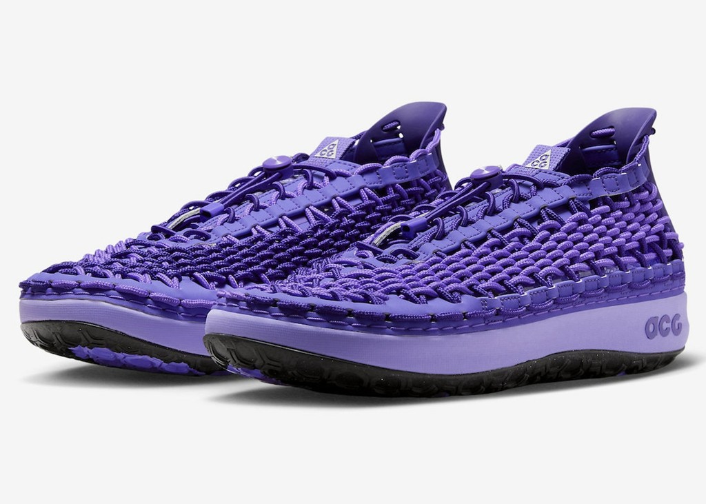 Nike,ACG Watercat+,Court Purpl  Nike ACG 新鞋型曝光！“草鞋” 造型太抽象了！