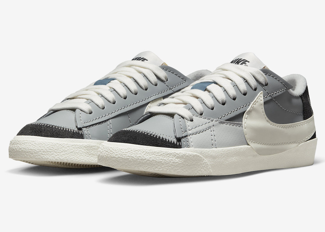 Nike,blazer,SMOKE GREY,FJ5467-  大钩子＋解构风！全新 Blazer Low 曝光！
