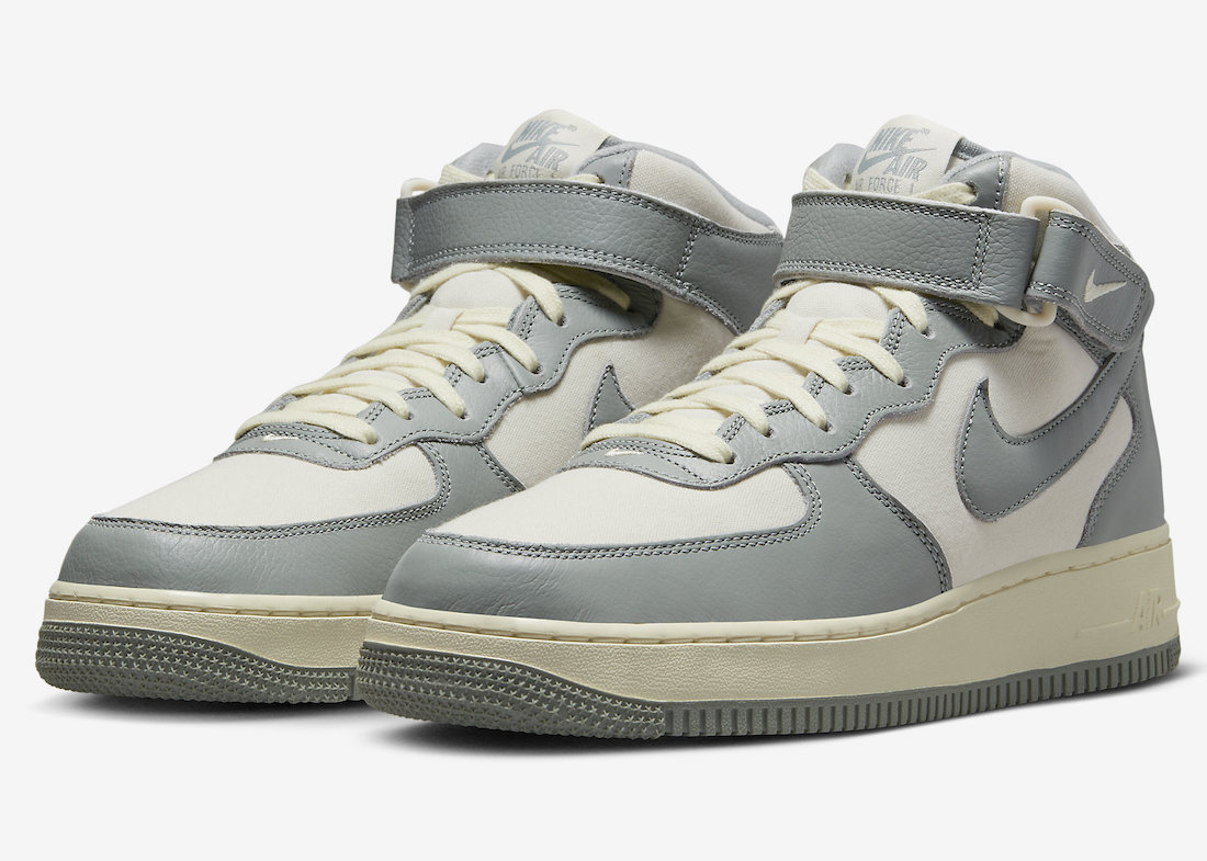 Nike,Air Force 1 Mid,Mica Gree  简约又高级！全新配色 AF1 Mid 实物图曝光！