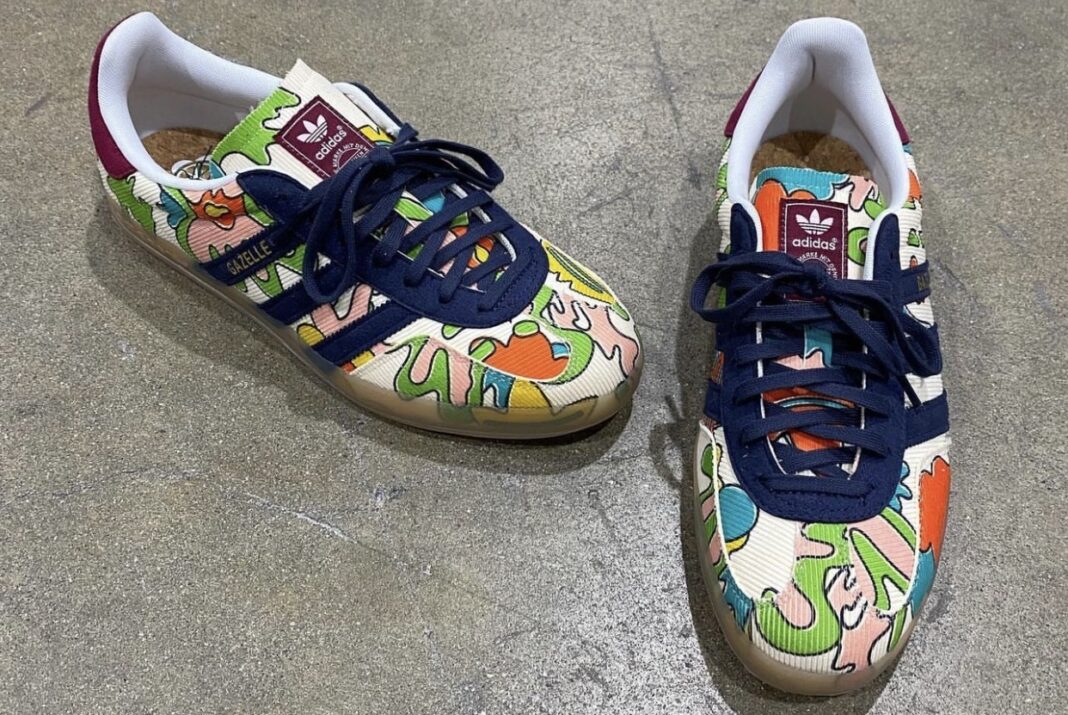 Gazelle Indoor,adidas,Sean Wot  「灯芯绒大帝」联名复古鞋来了！你心动了吗？