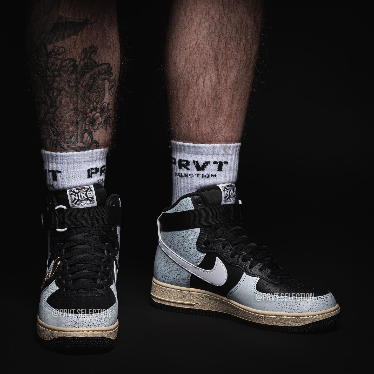 Nike,Air Force High,Hip Hop 50  又一双「黑水泥」Nike 要来了！这次的鞋型是...