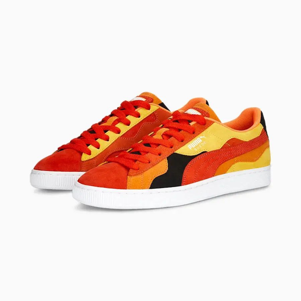 PUMA,Suede Camowave,389277-01,  鲜艳迷彩装扮！PUMA Suede 新配色曝光！