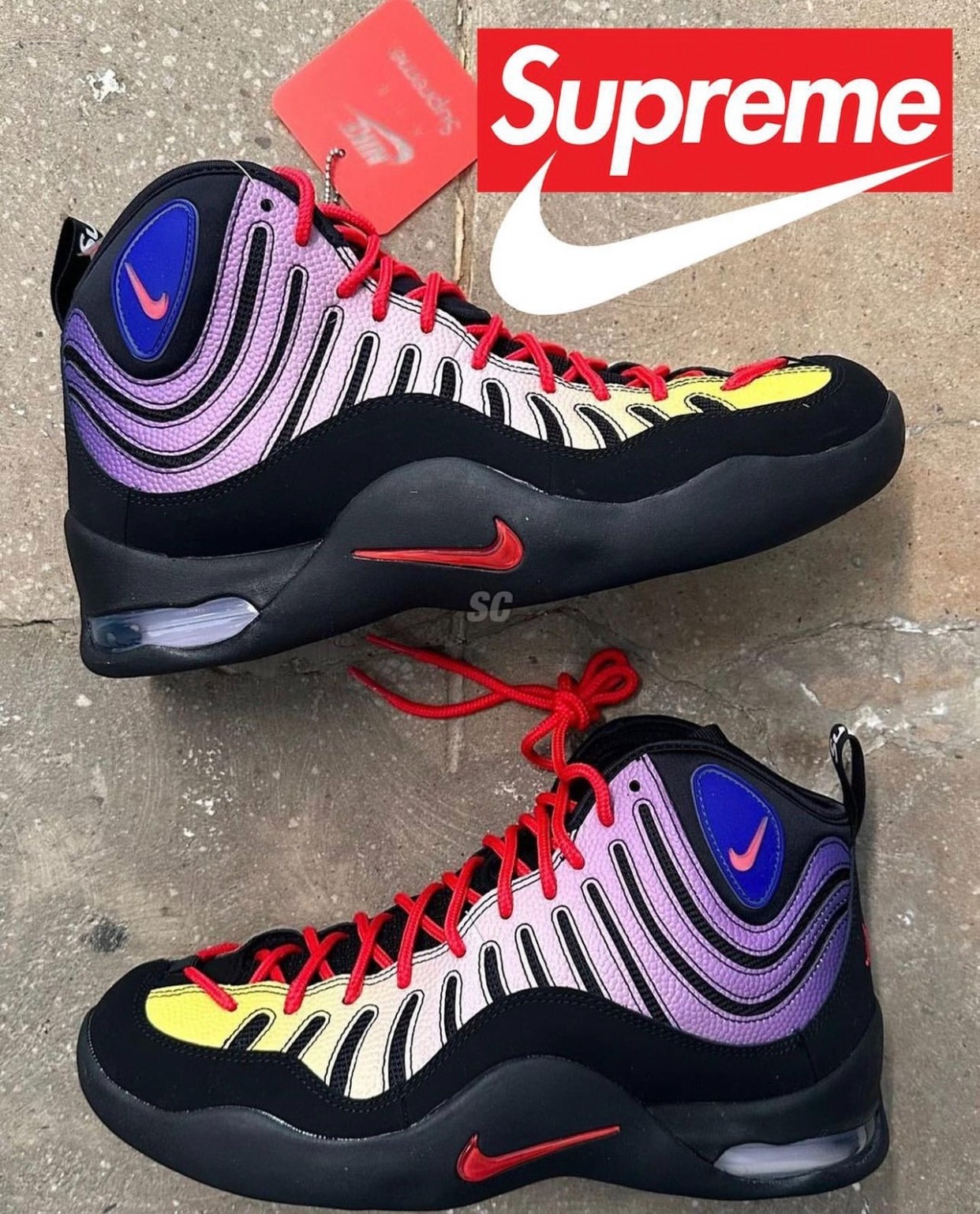 Supreme,Nike Air Bakin,DX3292-  Supreme x Nike 新联名发售日期有了！这鞋型还真少见！