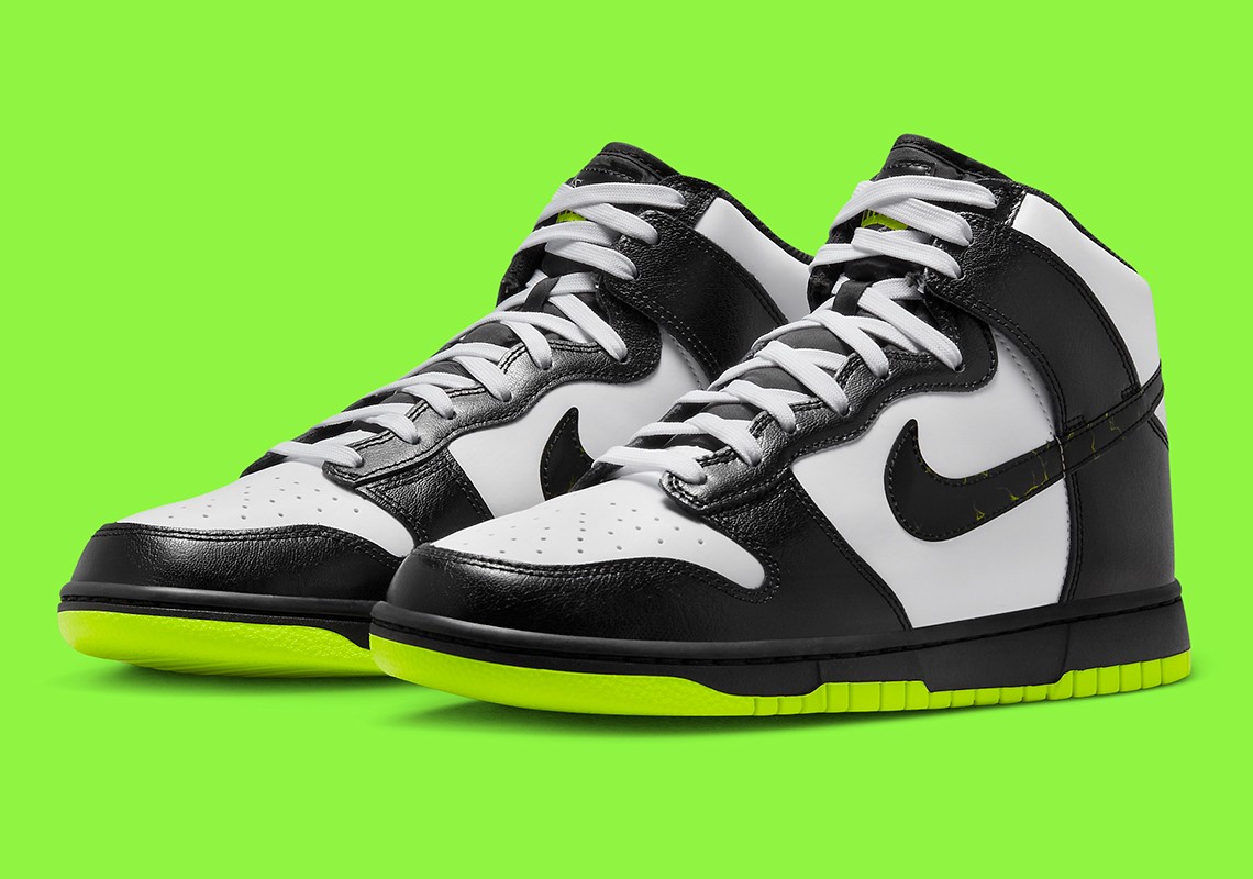 Nike,Dunk,Dunk High,FD0732-100  「闪电熊猫」？全新 Dunk High 你给打几分？