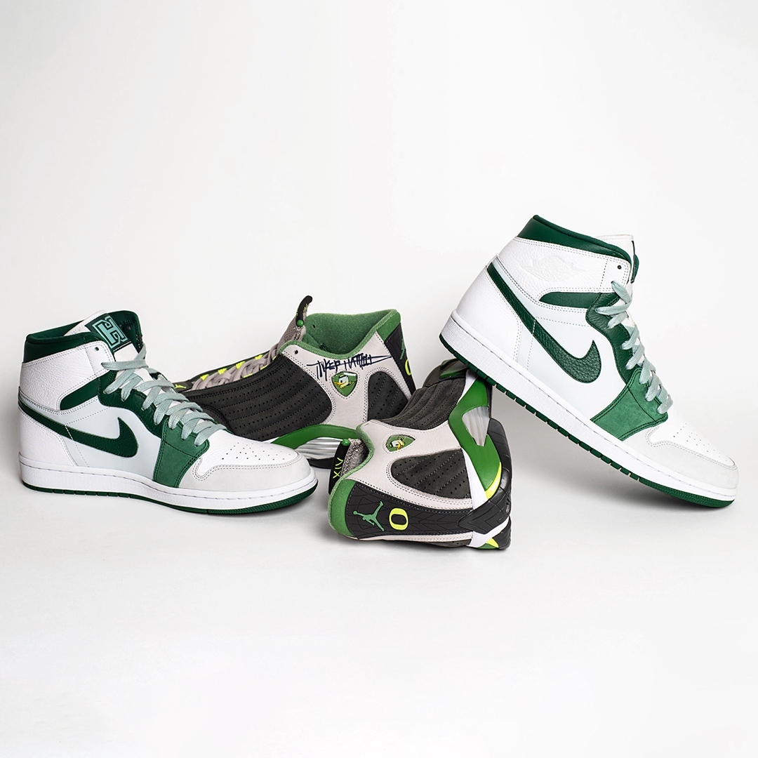 俄勒冈,AJ,AJ14,AJ1,Air Jordan 14,  俄勒冈 PE AJ14 竟有官方入手机会？！还有一双神秘 AJ1！