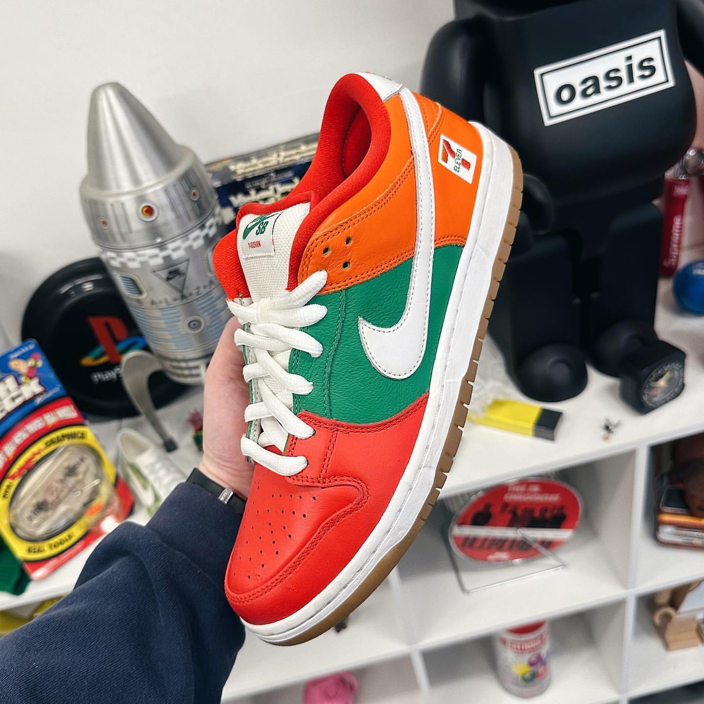 Nike SB,Dunk Low,711  7-11 x Dunk SB 样品新图曝光！这价格真是起飞了！