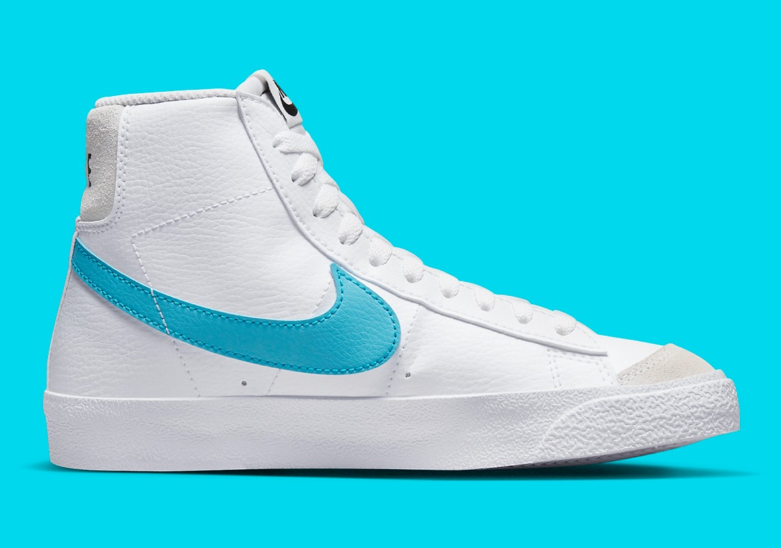 Nike Blazer Mid,Cut-Out Aqua  这勾子设计没见过！全新 Nike Blazer Mid 实物图曝光！