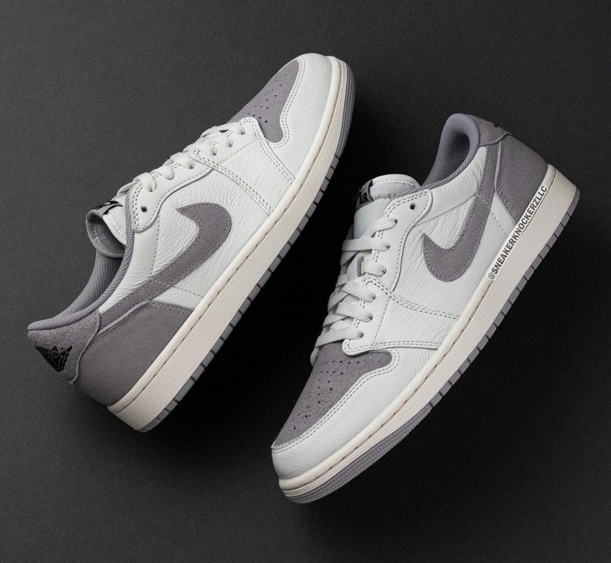Air Jordan 1 Low,AJ1,Atmospher  这才是都想要的穿搭神鞋！全新 AJ1 质感真不错！
