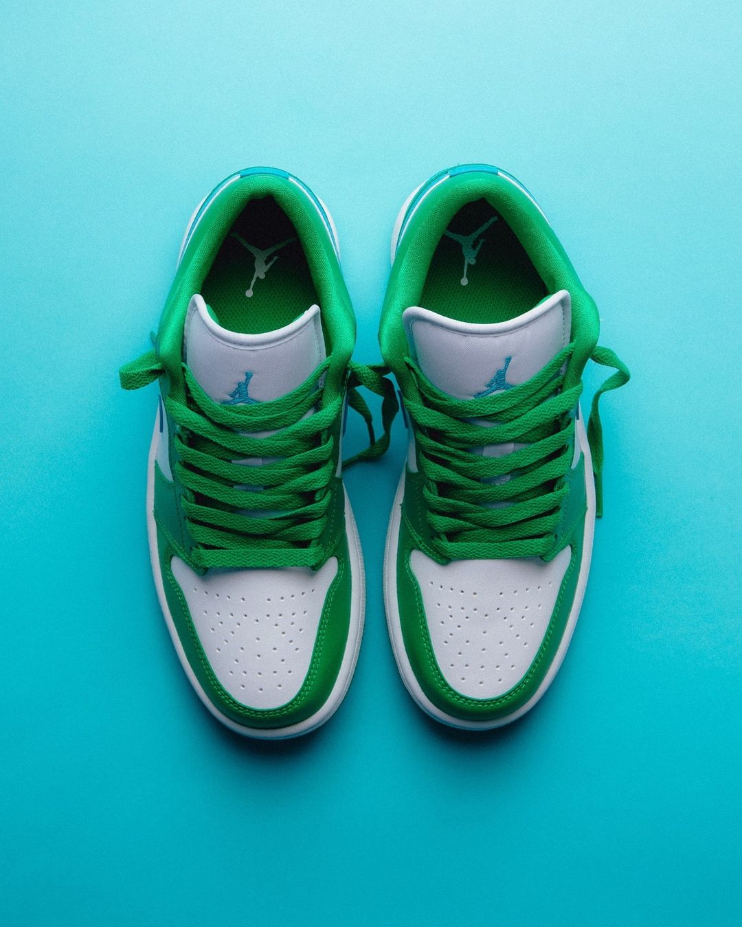 AJ,AJ1 Low,Air Jordan 1 Low,Lu  夏季好鞋 + 1！全新白绿 AJ1 Low 刚刚上架！