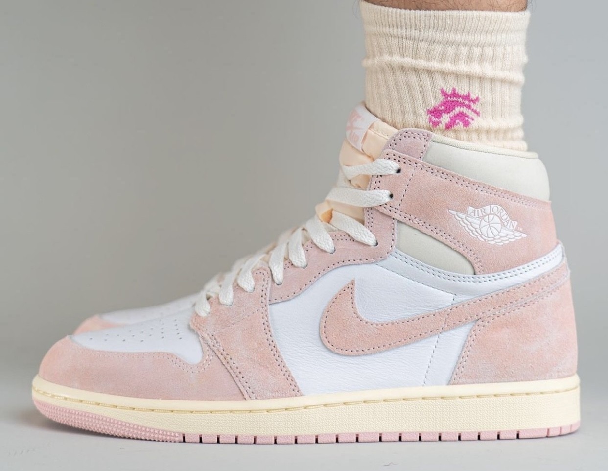 Air Jordan 1 High,Washed Pink,  发售倒计时！近期「颜值最能打」的 AJ1 要来了！