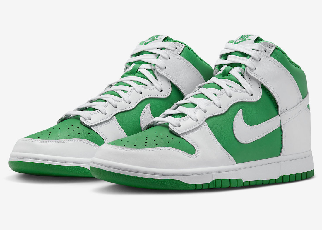 Nike Dunk High,Pine Green,DV08  小清新 +1！全新 Nike Dunk High 官图曝光