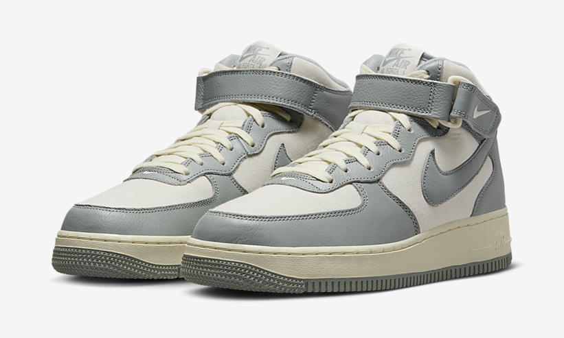 Nike,Air Force 1 Mid,Mica Gree  超高级低饱和造型！全新配色 AF1 悄悄上架！