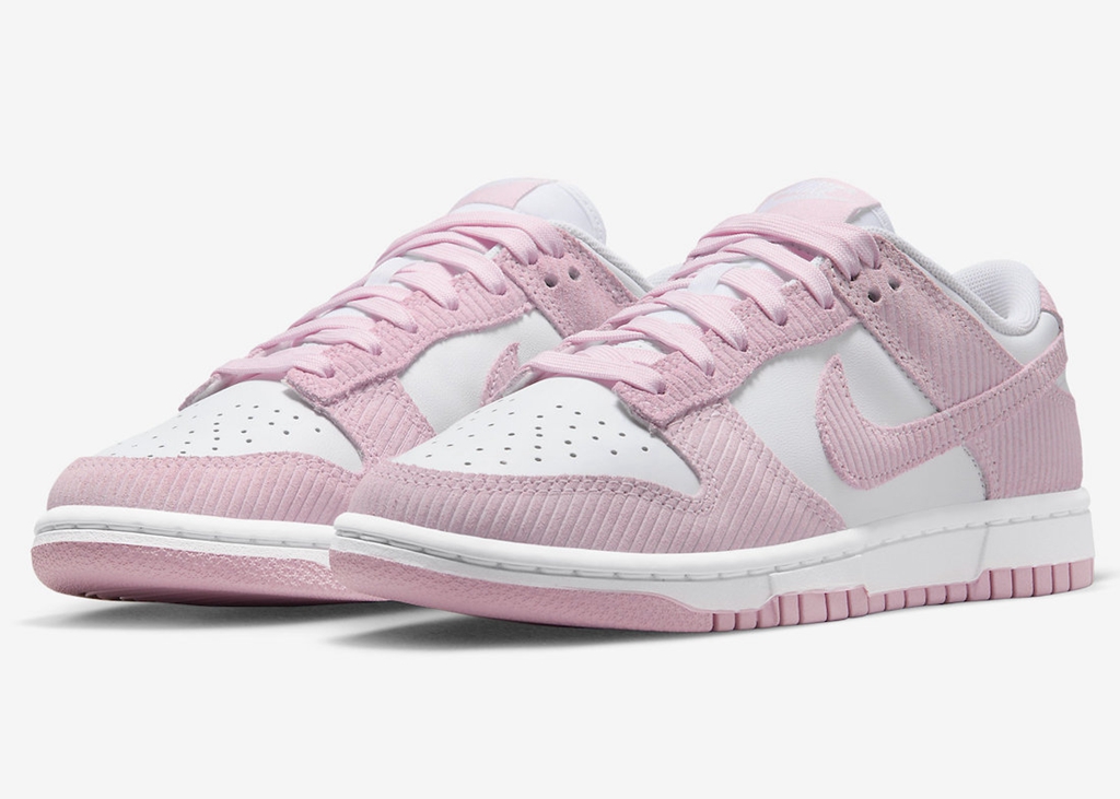Nike,Dunk Low,Pink Corduroy,FN  男女通吃！「粉色灯芯绒」Dunk 你种草了吗？