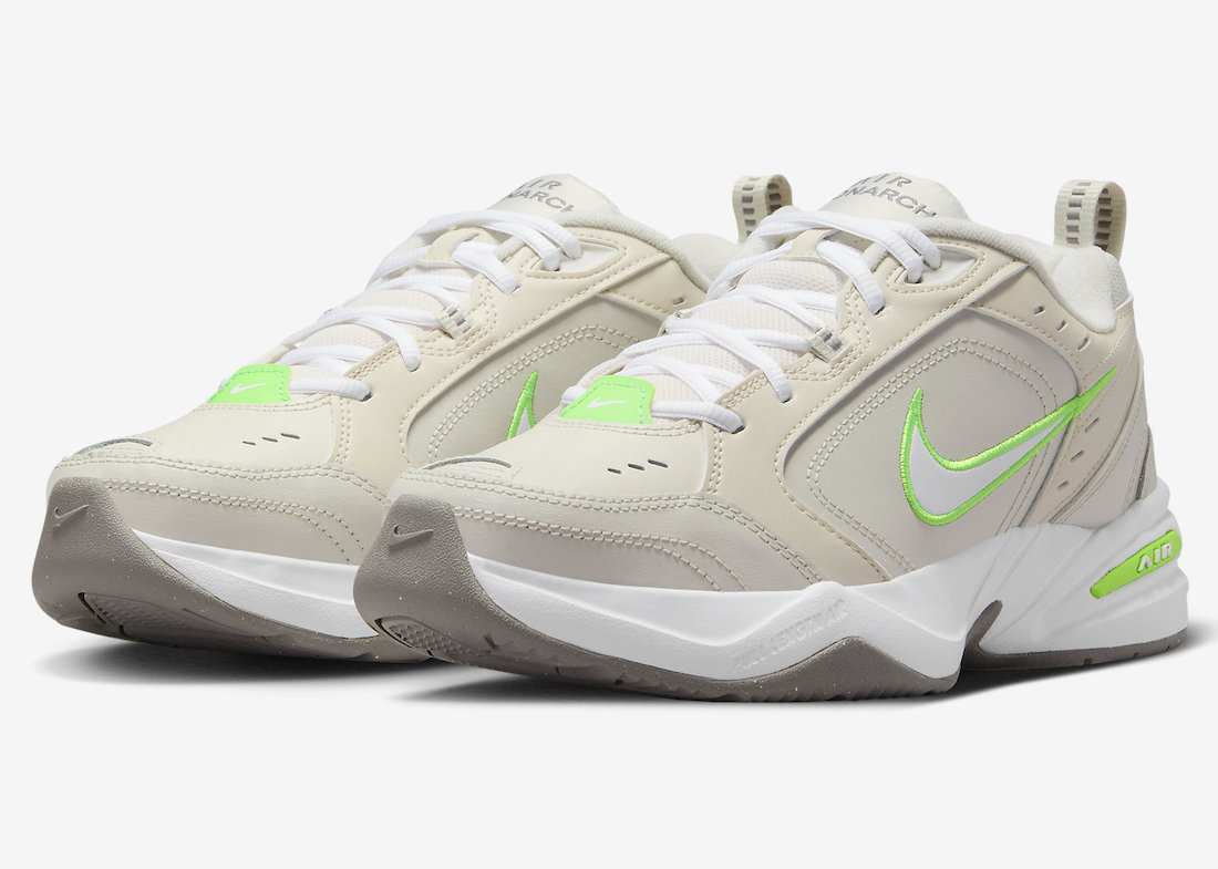 Nike,Air Monarch IV,Light Bone  简约不失亮眼细节！全新配色 Nike Air Monarch IV 官图曝光！