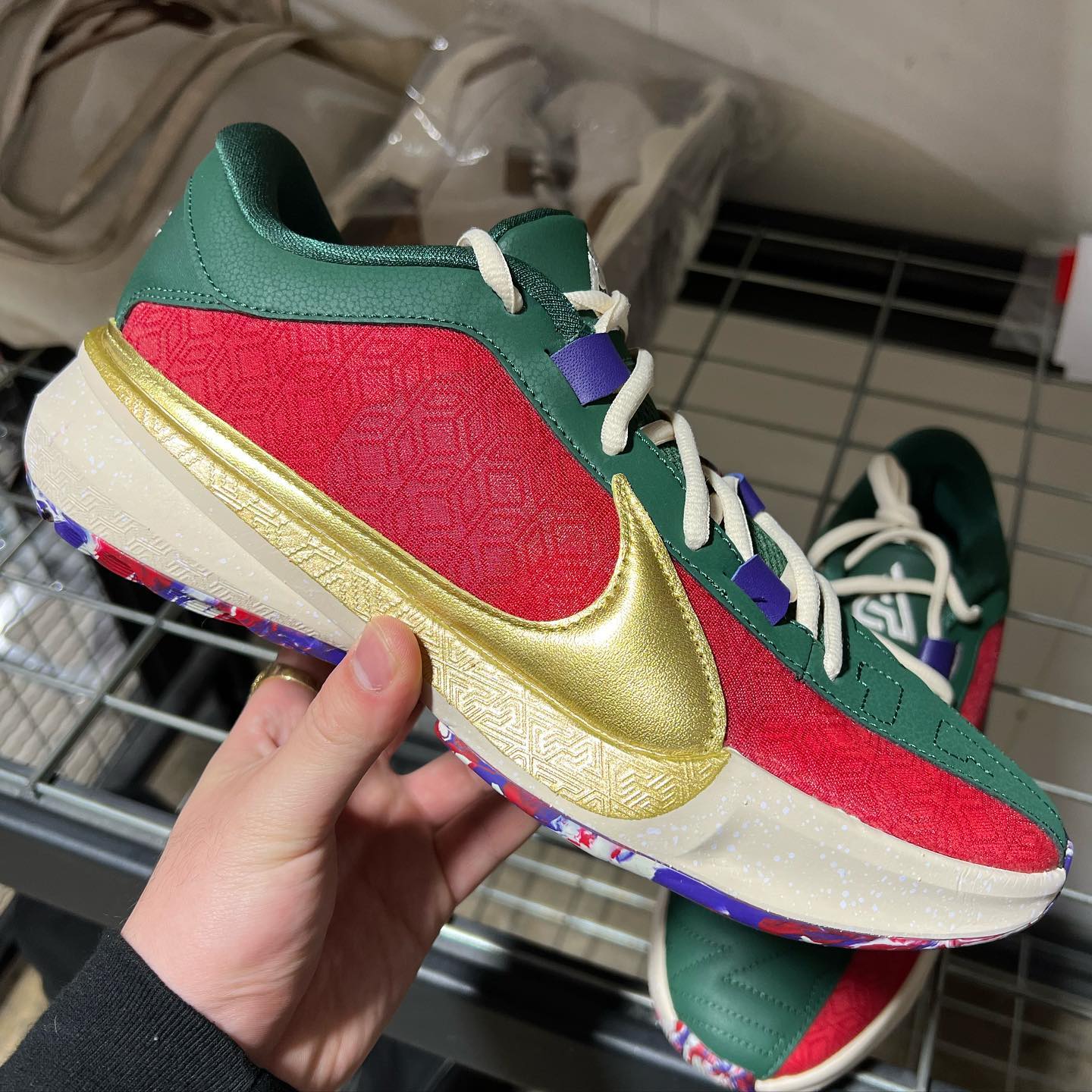 Nike,Zoom Freak 5,字母哥  疑似字母哥 5 代实物曝光！外观设计更为惊人！
