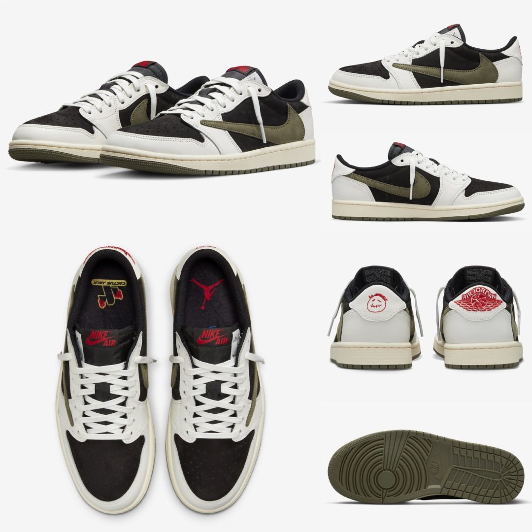 倒钩,Jordan Brand,藤原浩,Travis Sco  TS x AJ1「最后一钩」要来了！联名服饰终于曝光！