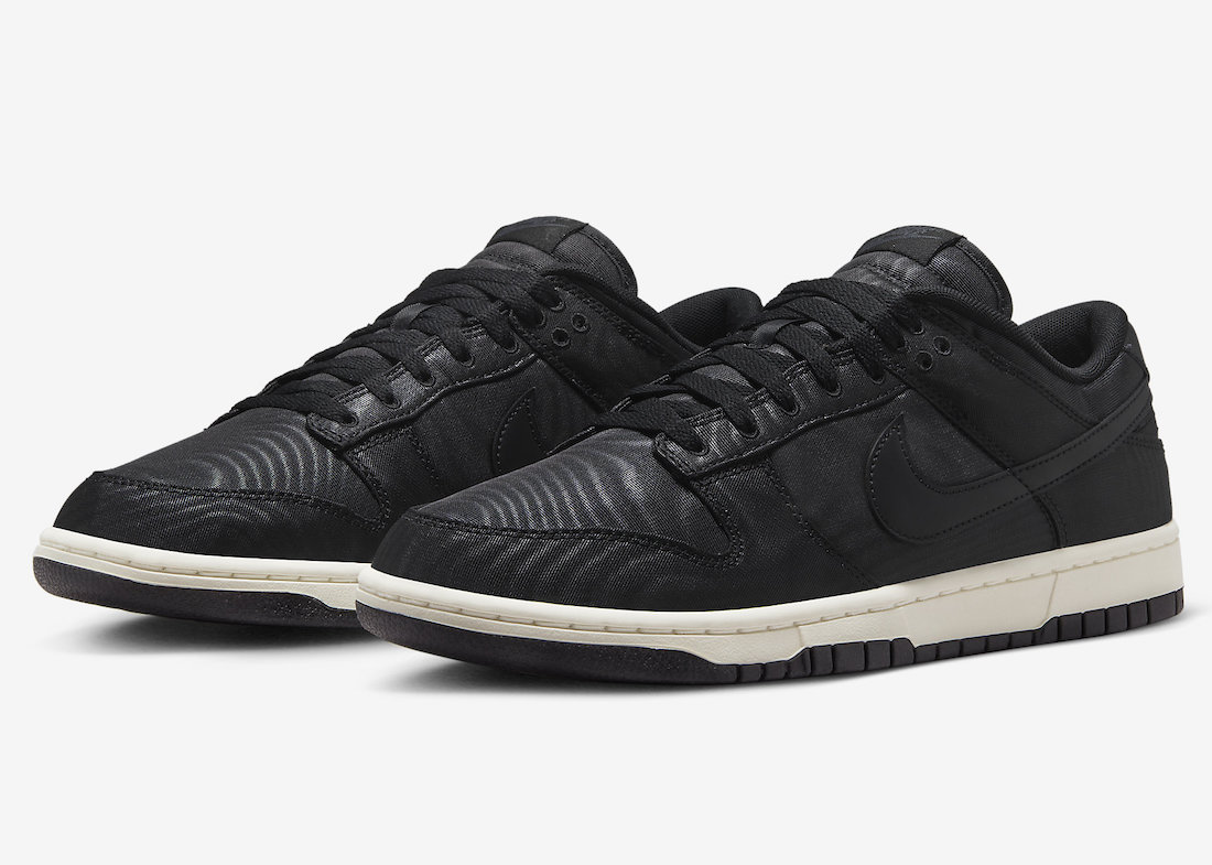 Nike Dunk Low,Black Canvas,DV7  黑武士装扮！全新 Nike Dunk Low 官图曝光！