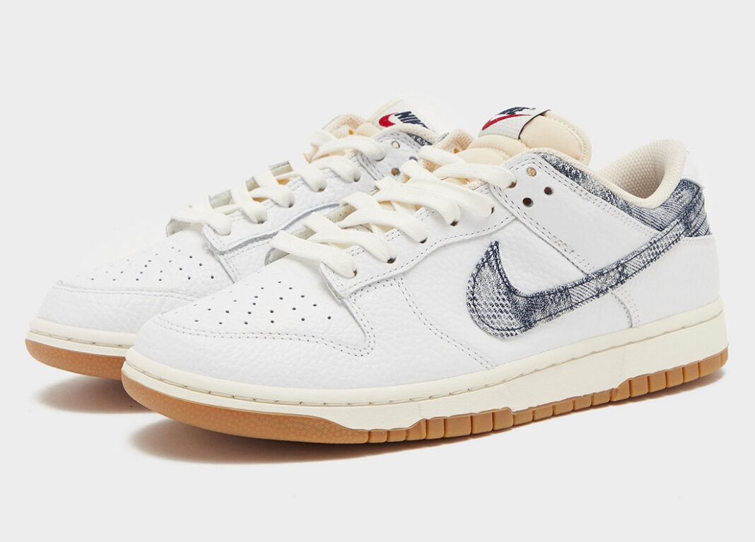 Nike Dunk Low,Washed Denim  这钩子设计没见过！全新 Nike Dunk Low 曝光！