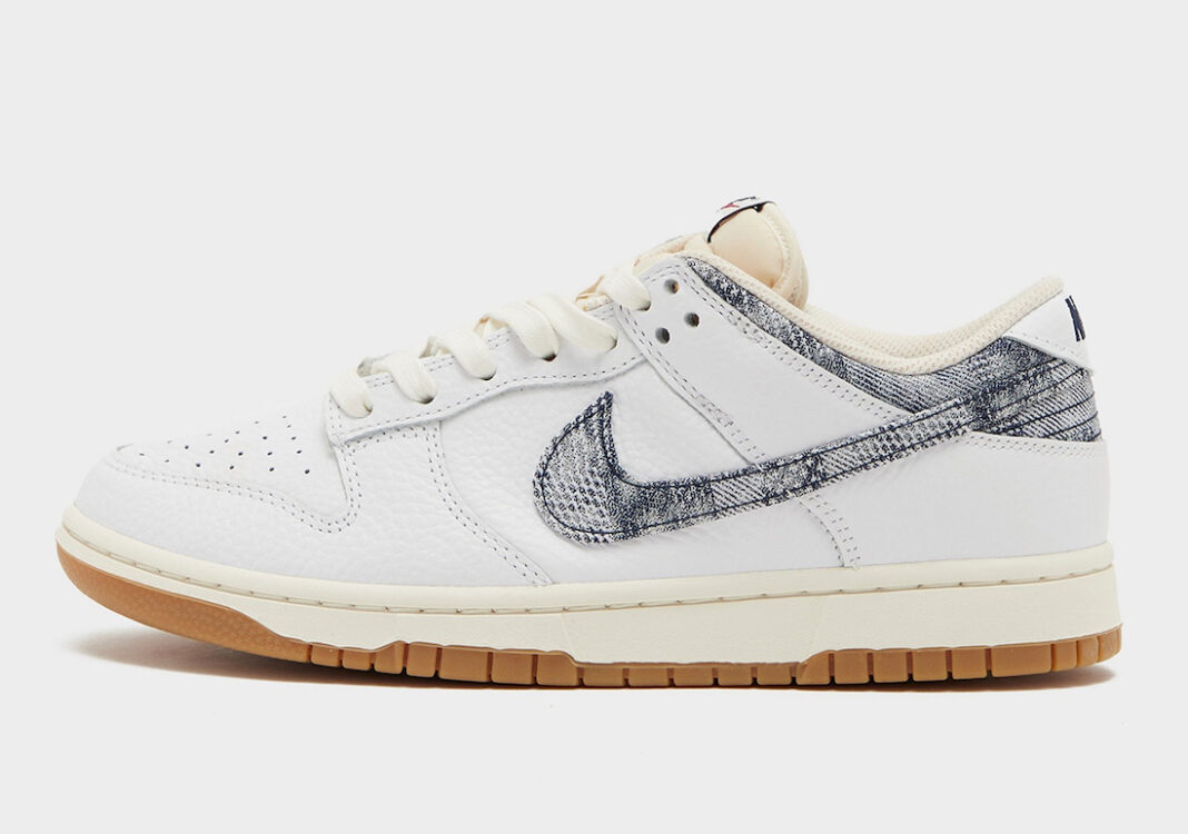 Nike Dunk Low,Washed Denim  这钩子设计没见过！全新 Nike Dunk Low 曝光！