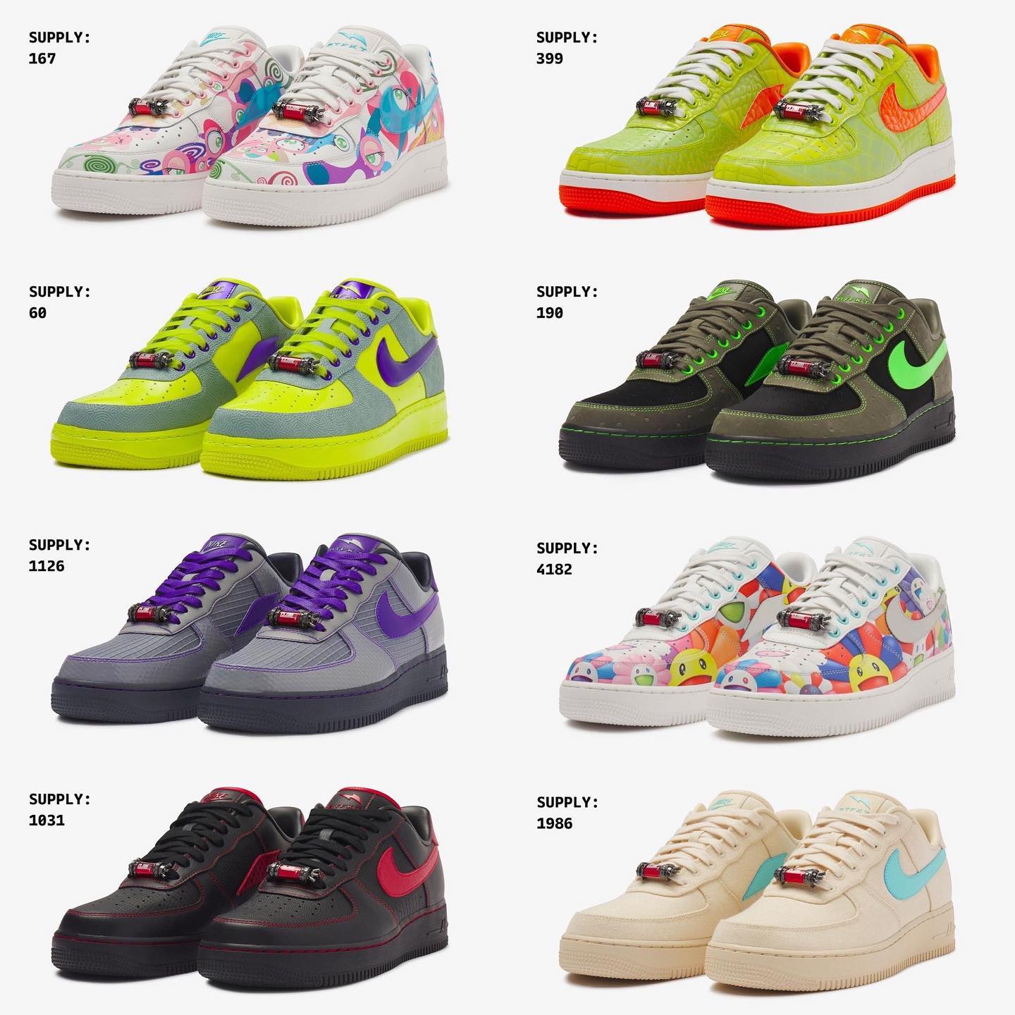 Air Force 1,RTFKT,Nike,村上隆  巨型 Nike 球鞋漂浮在街头！居然是这双...