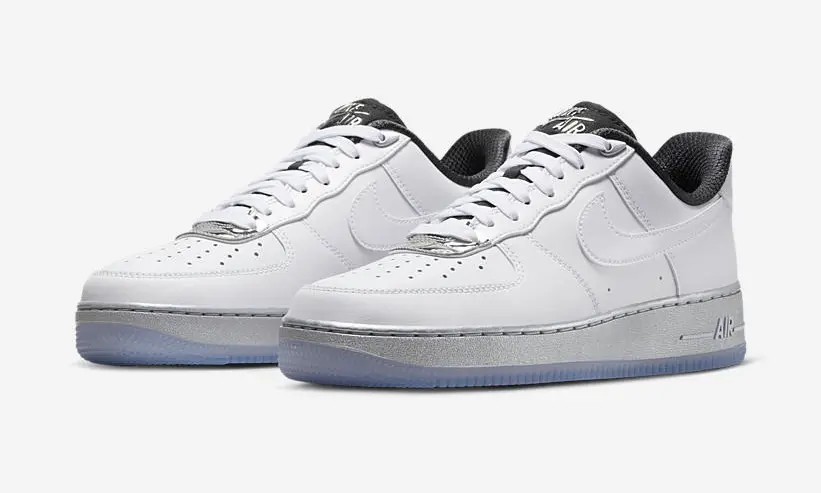 Nike,Air Force 1 Low,White Chr  水晶大底太诱人！新配色 AF1 细节变化不小！
