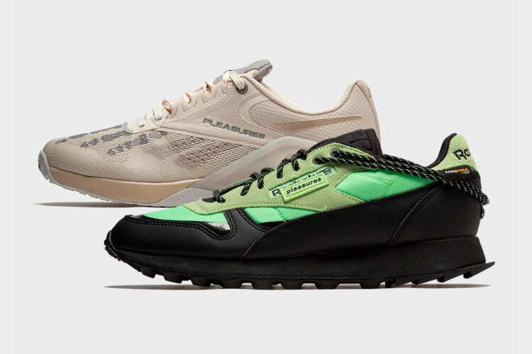 PLEASURES,Reebok,新鞋,曝光,这,两双,你,  鬼爪图案太帅了！Reebok 最新联名鞋曝光！