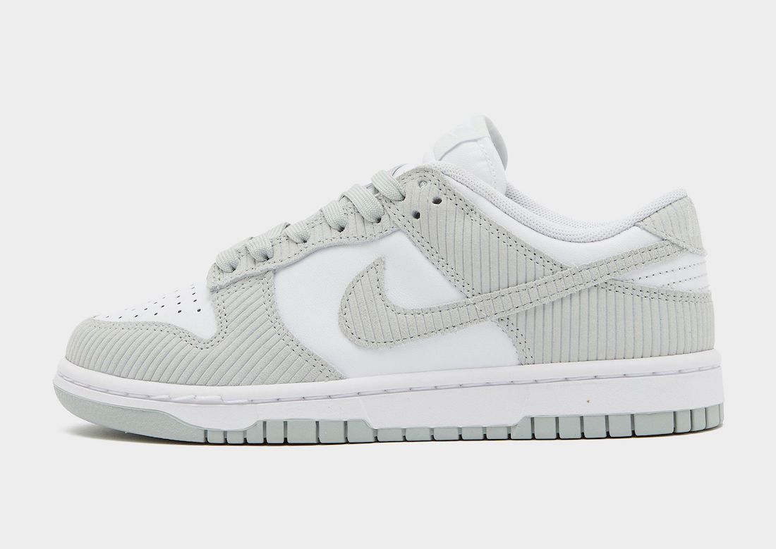 Nike,Dunk Low,Grey Corduroy  灯芯绒材质加持！酷灰 Dunk Low 官图曝光！