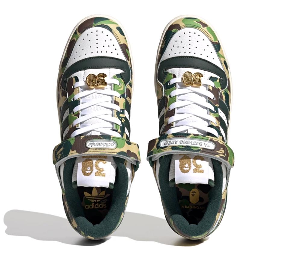 BAPE,adidas Originals,Forum Lo  一次两双！全新 BAPE x 三叶草联名鞋即将发售！