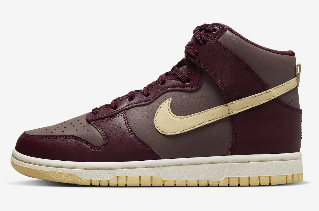 Nike Dunk High,WMNS,Plum Eclip  酒红配色！全新 Nike Dunk High 官图曝光！