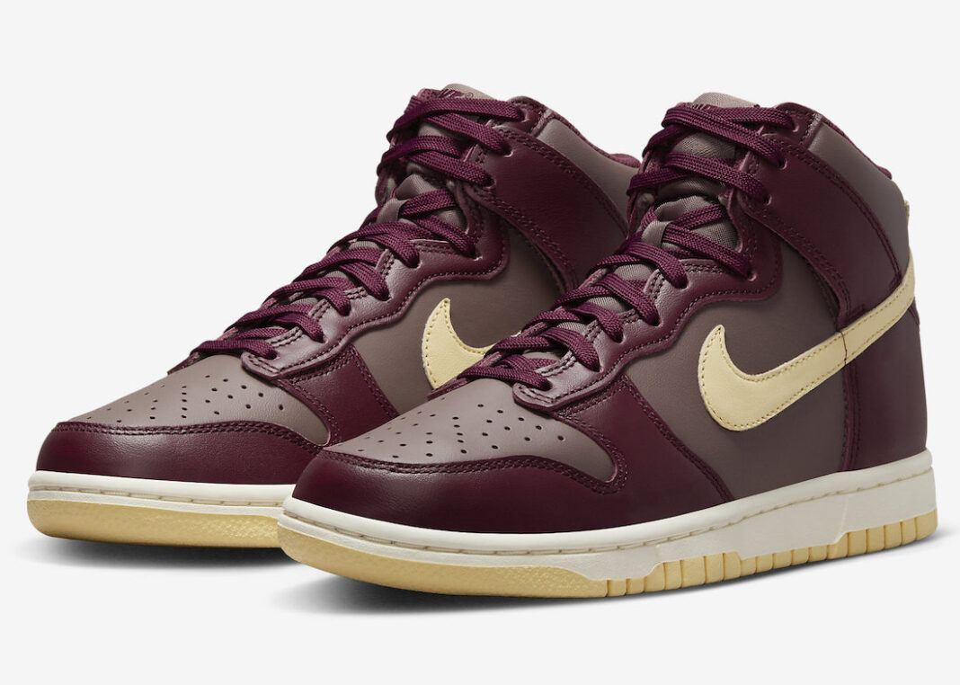 Nike Dunk High,WMNS,Plum Eclip  酒红配色！全新 Nike Dunk High 官图曝光！
