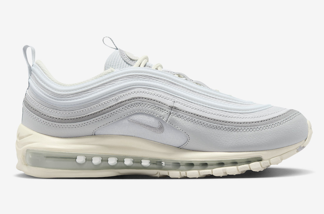 Nike,Air Max 97,Pure Platinum,  夏日小白鞋！全新 Air Max 97 官图曝光！