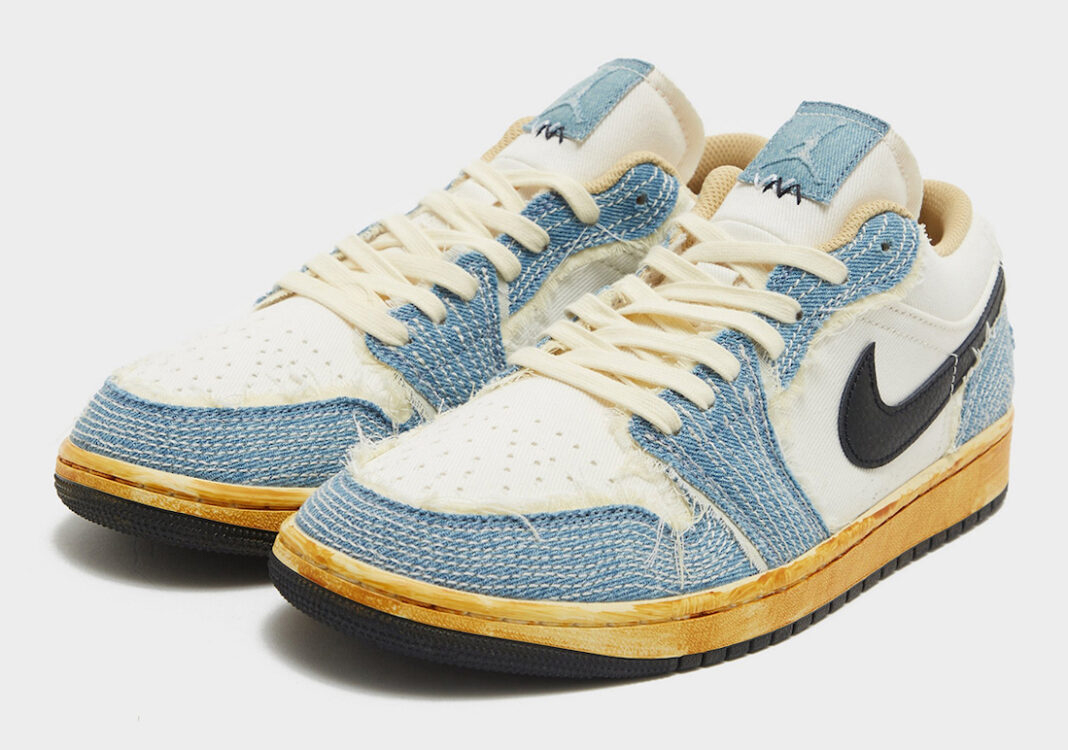Air Jordan 1 Low,Sashiko  「刺子绣」AJ1 Low 实物首次曝光！这颜值你打几分？