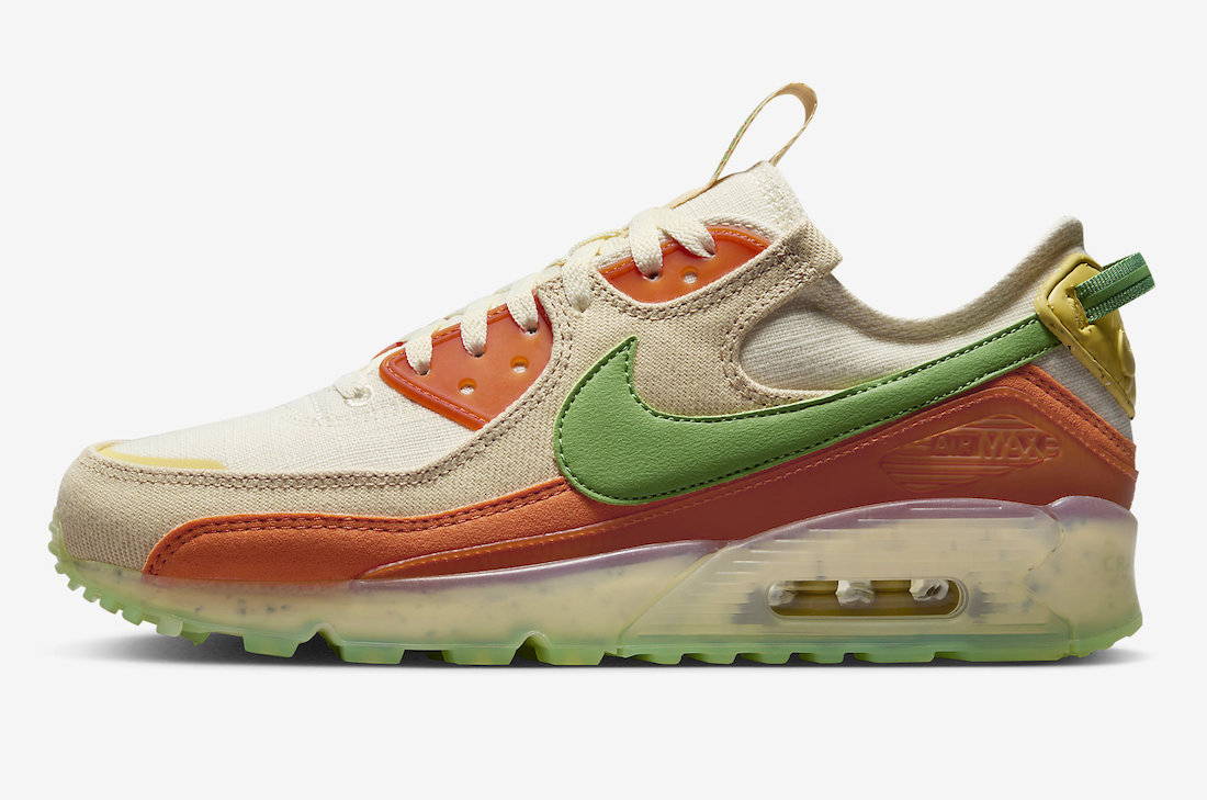 Nike,Air Max Terrascape 90,DV7  胡萝卜配色加持！「小 OW」Air Max 90 近期发售！