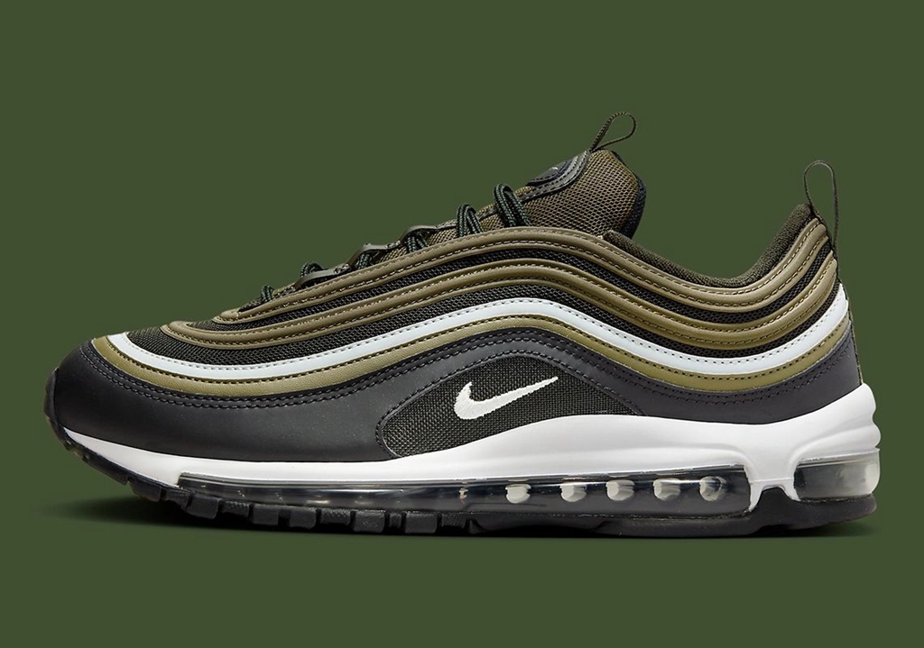 Nike,Air Max 97,Olive  讨喜橄榄色装扮！Air Max 97 新配色官图曝光！