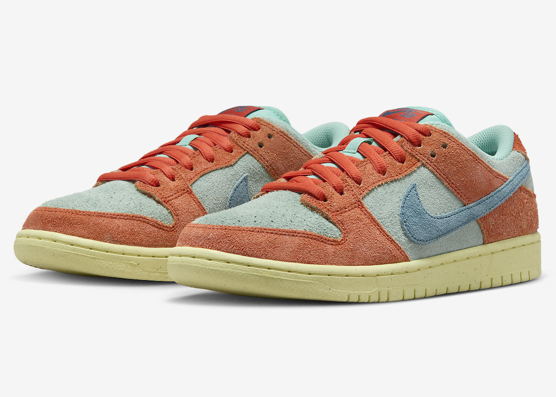 Nike,SB Dunk Low,Noise Aqua,DV  质感堪比联名！全新配色 Dunk SB 发售信息有了！