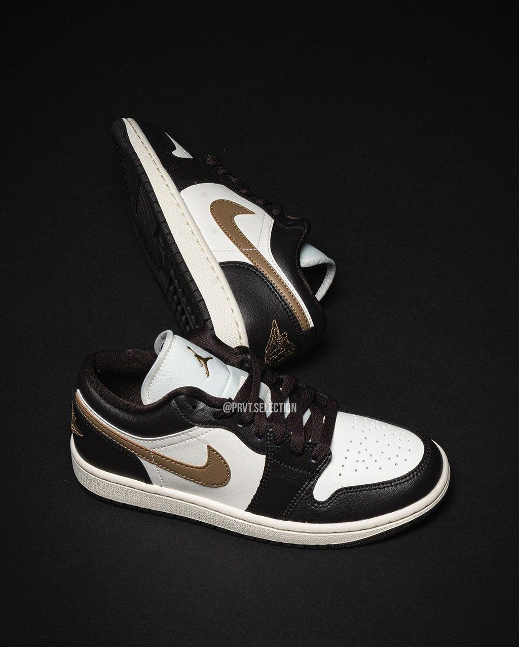 Air Jordan 1 Low,Sail Brown  实物曝光！「棕熊猫」 AJ1 你打几分？