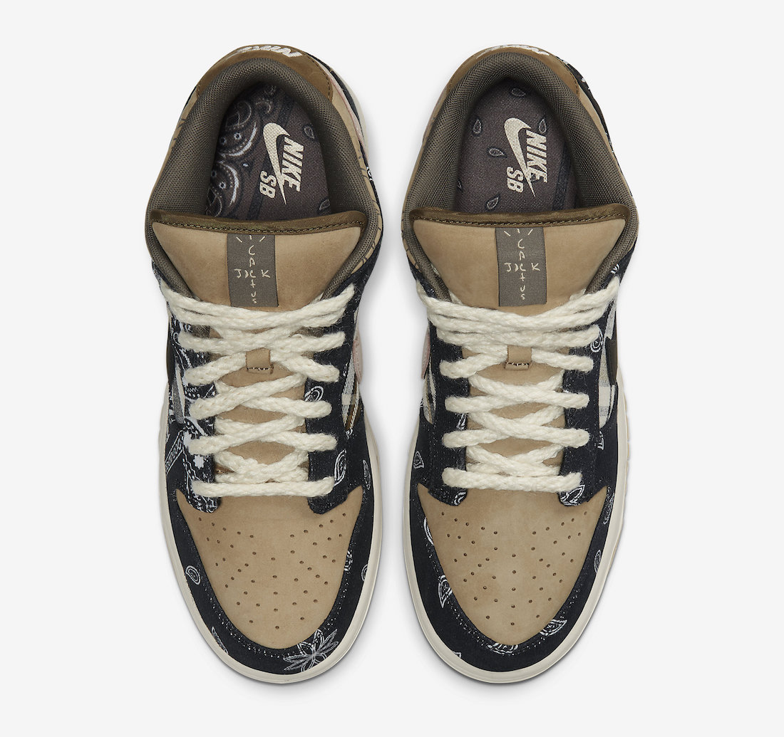 Travis Scott,Nike SB,Dunk Low,  突发！万元「腰果花」TS x Dunk SB 即将补货！