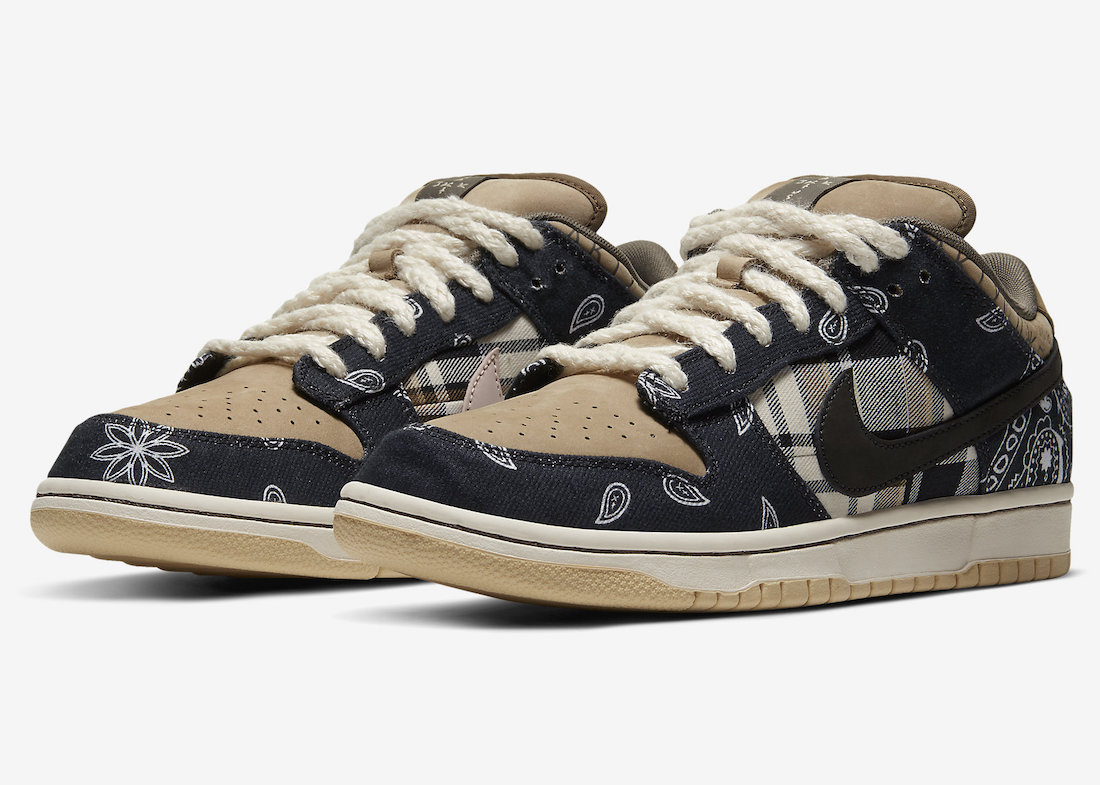Travis Scott,Nike,SB Dunk Low,  传闻「腰果花」TS x Dunk SB 补货？真相竟是 …
