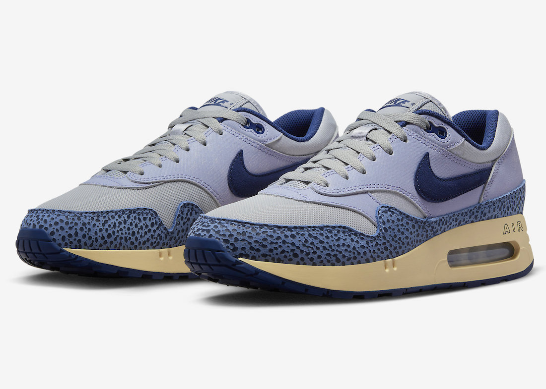 Nike,Air Max 1 '86,Blue Safari  Air Max 1 又有新配色！这次是「蓝色石斑纹」！