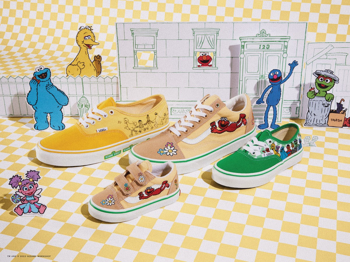 Vans,Authentic,Old Skool,Sk8-H  《芝麻街》 x Vans 新联名本周发售！居然还有全新鞋型！