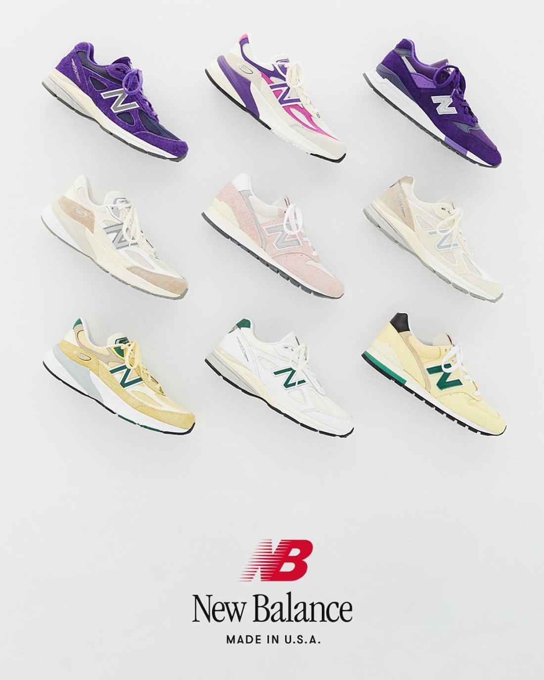 New Balance,MADE in USA  颜值一个比一个高！人人都爱的 NB 美产系列新品集体曝光！