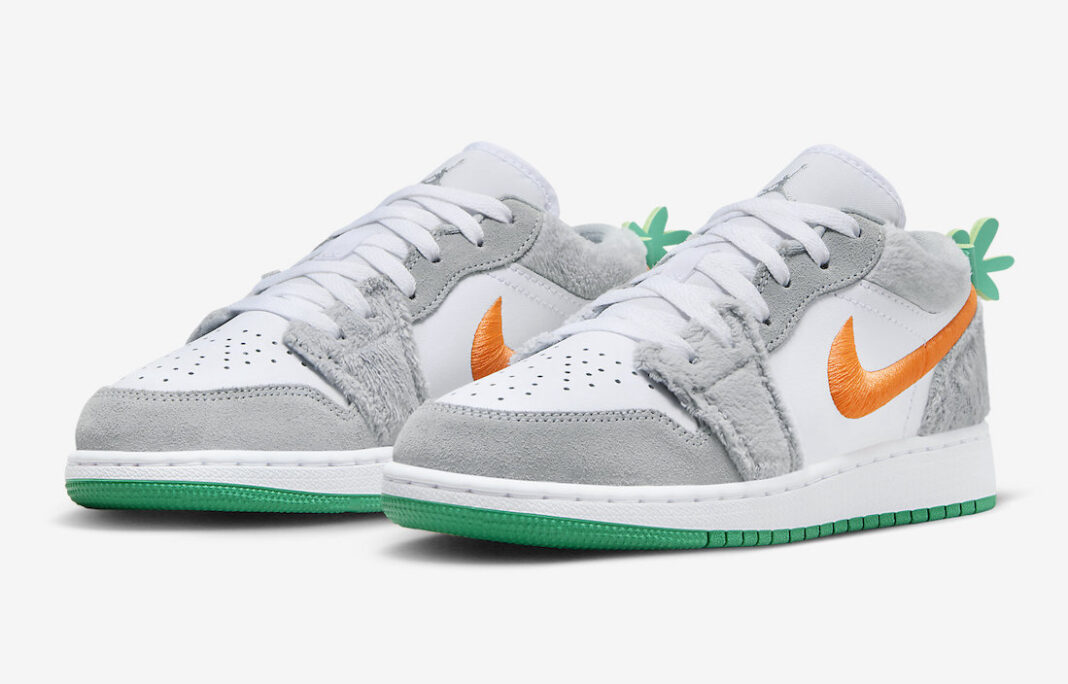 AJ,Air Jordan 1 Low GS,Rabbit,  细节完美还原！「兔八哥」AJ1 果然好看！
