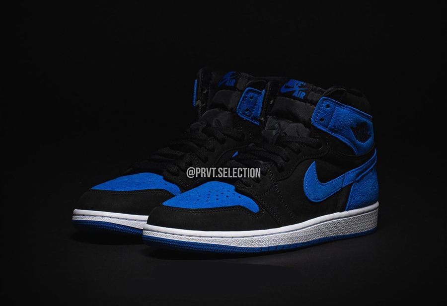Jordan Brand,Air Jordan 1 High  真香警告！「皇家蓝」AJ1 复刻实物再次曝光！