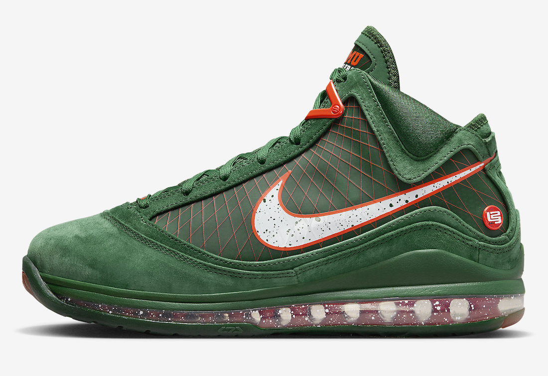 Nike LeBron 7,FAMU,DX8554-300  大学配色又来了！全新 Nike LeBron 7 官图曝光！
