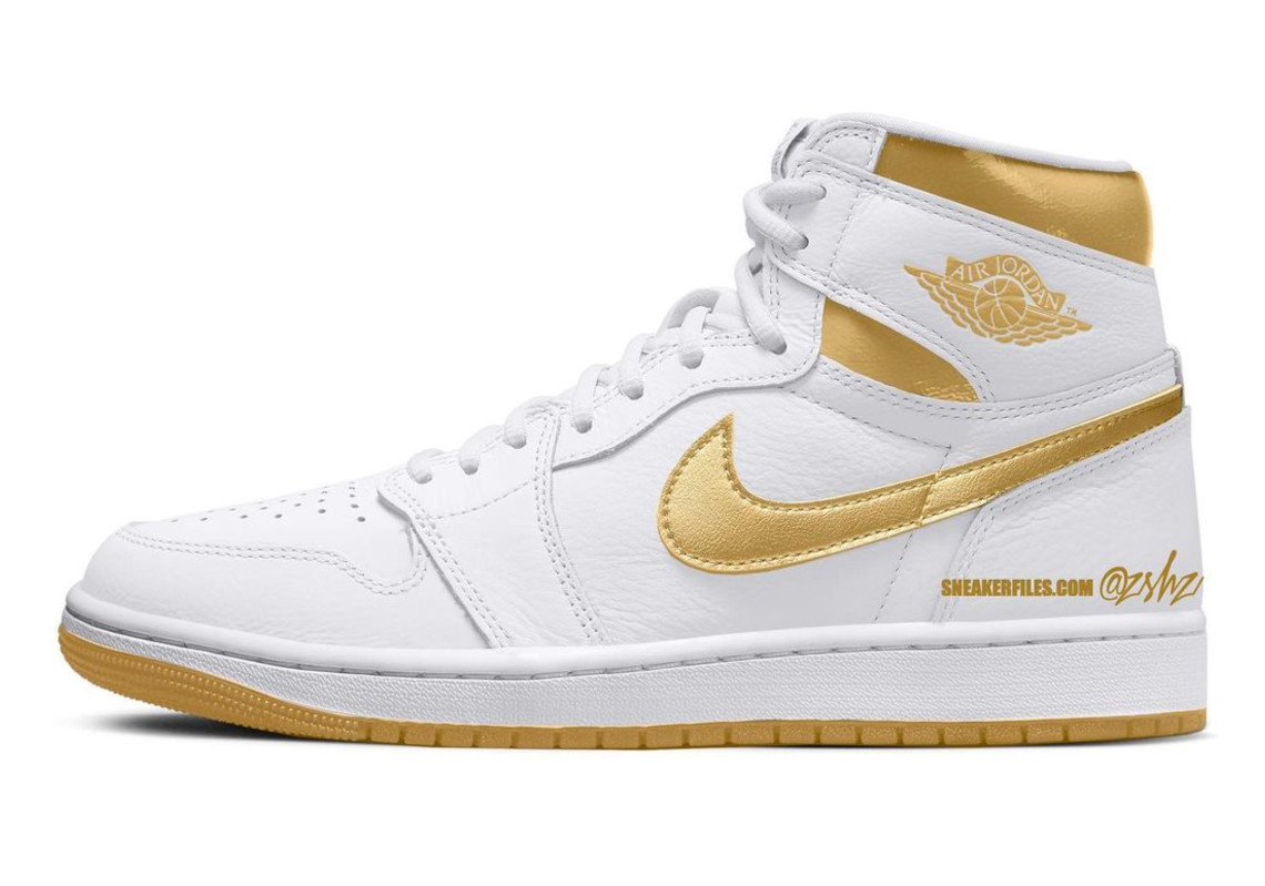 Jordan Brand,Air Jordan 1 Retr  「土豪金」加持！全新配色 AJ1 渲染图曝光！