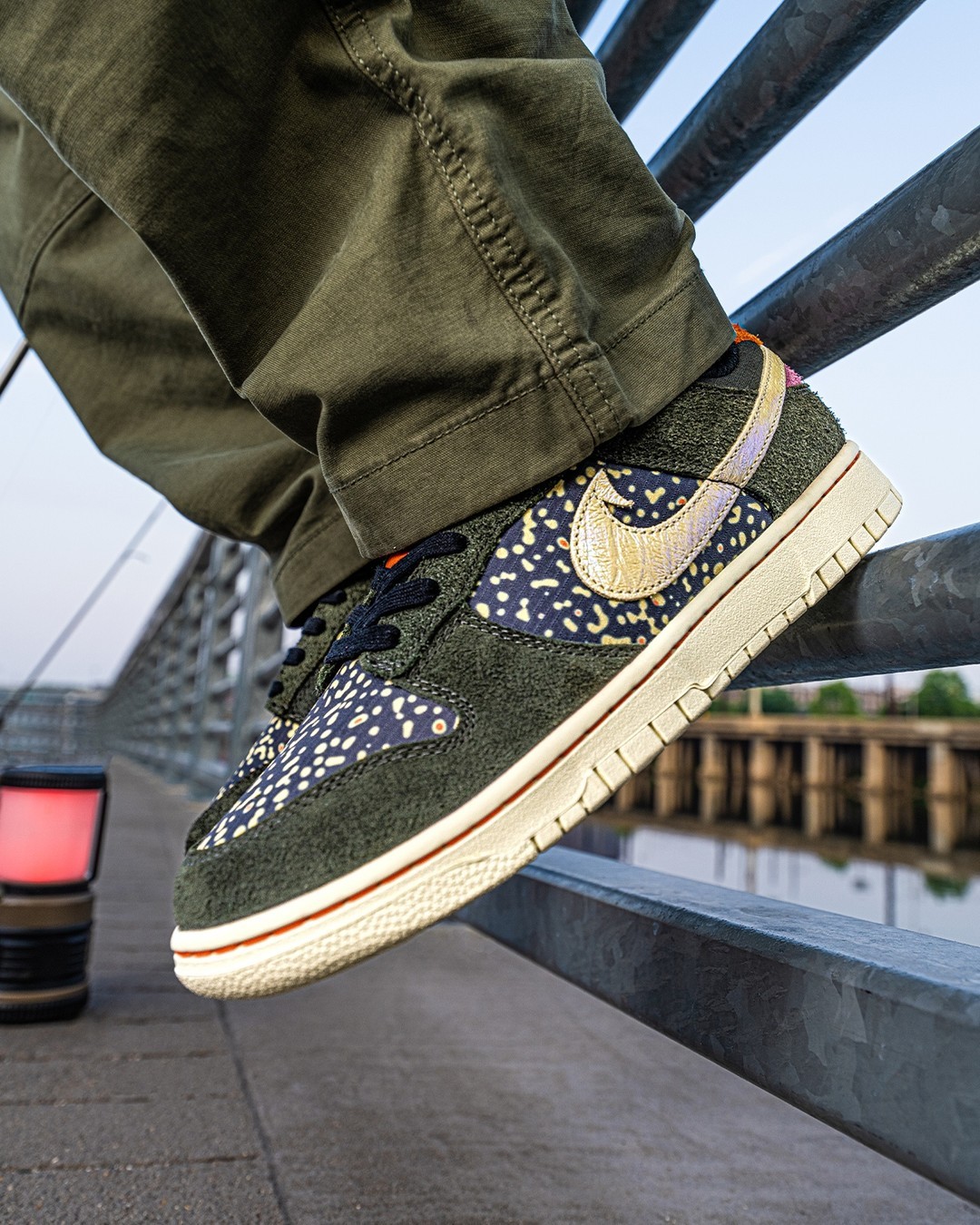 Nike,Dunk Low,Rainbow Trout,FN  「鳟鱼」Dunk 最新实物图释出！Swoosh 质感亮了！