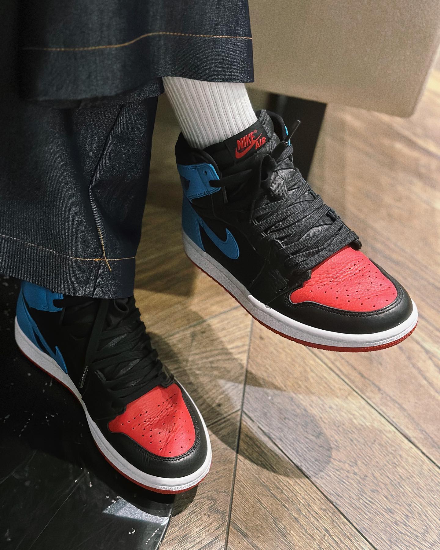 Air Jordan 1 Low OG,WMNS,UNC t  再安利一次！「反转警灯」AJ1 上脚图曝光！