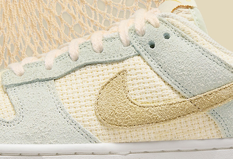 Nike,Dunk Low,FN7774-001  Nike Dunk 全新材质加持！看着就透气！