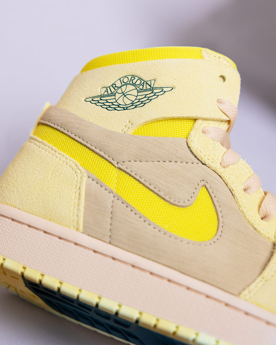 AJ1,Air Jordan 1 High Zoom CMF  脚感颜值双在线！全新「柠檬」AJ1 悄悄上架！