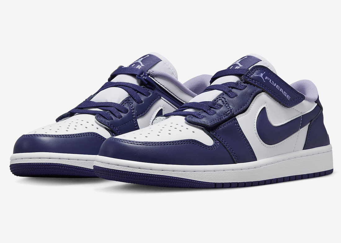 Air Jordan 1 Low FlyEase，DM120  紫罗兰配色＋解构设计！这双 AJ1 太特别了！